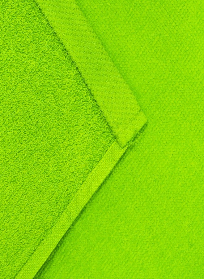 Beachland - Solid Beach Towel 30 x 60 inch Pool and Resort Style - 100% Cotton - Extra Soft and Absorbent (1 Towel, Lime) - Image 4